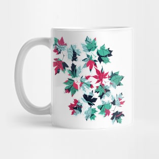 Exotic Blue floral vintage pattern Mug